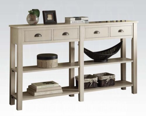 Acme Galileo Cream Console Table