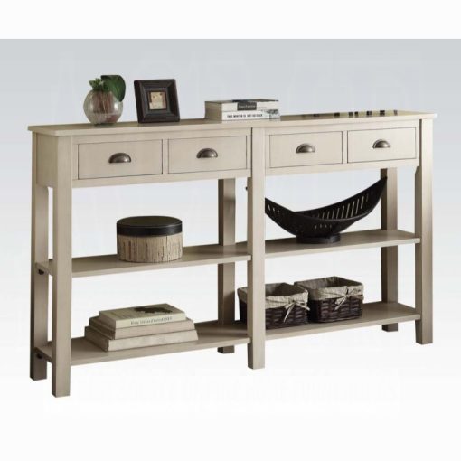 Acme Galileo Cream Console Table