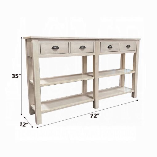 Acme Galileo Cream Console Table - Image 2