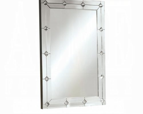 Acme Mirrored & Faux Rhinestones Accent Mirror
