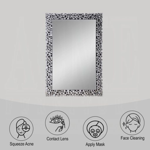Acme Kachina Mirrored & Faux Gems Accent Mirror - Image 4