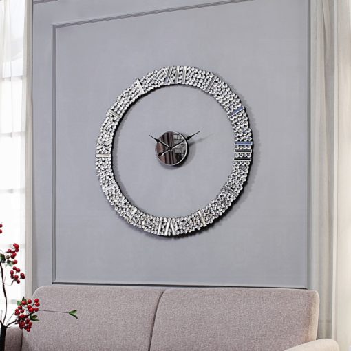 Acme Kachina Mirrored & Faux Gems Wall Clock