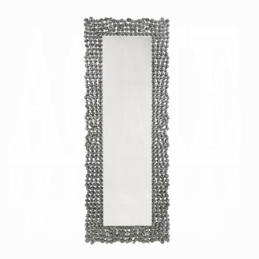 Acme Kachina Mirrored & Faux Gems Rectangular Accent Mirror - Image 2