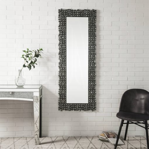 Acme Kachina Mirrored & Faux Gems Rectangular Accent Mirror
