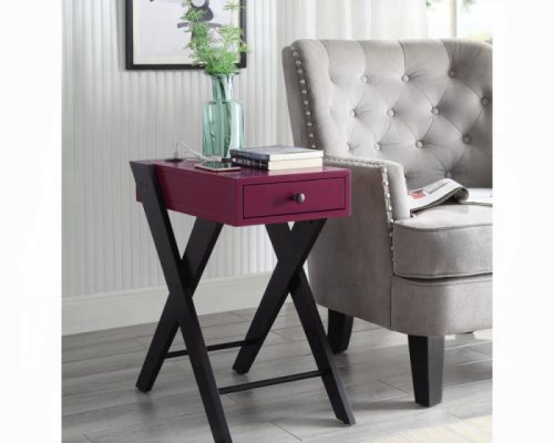 Acme Fierce Accent Table with USB Port