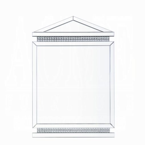 Acme Lotus Mirrored, Faux Ice Cube Crystals Accent Mirror
