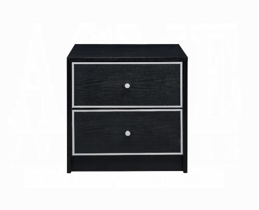 Acme Jabir Black & Silver Accent Table - Image 5