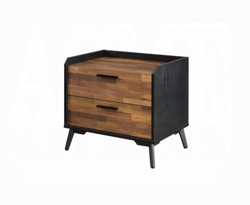 Acme Jiranty Walnut & Black Accent Table - Image 2