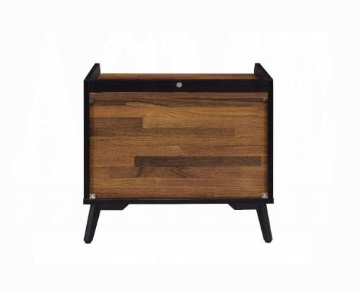 Acme Jiranty Walnut & Black Accent Table - Image 4