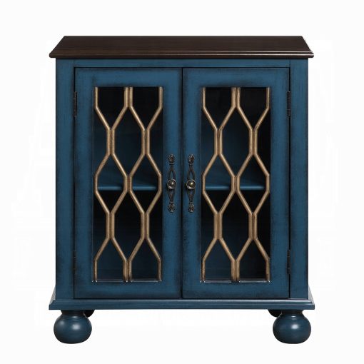 Acme Lassie Antique Blue Console Table - Image 3