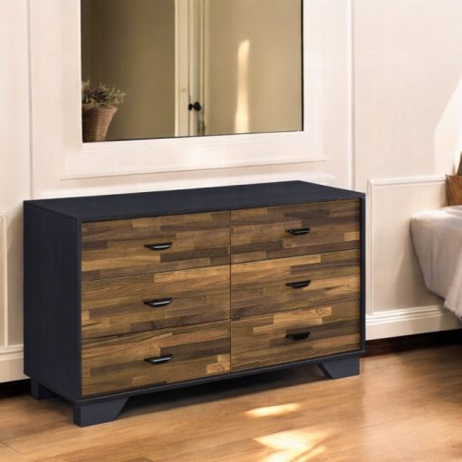 Acme Eos Walnut & Black Dresser