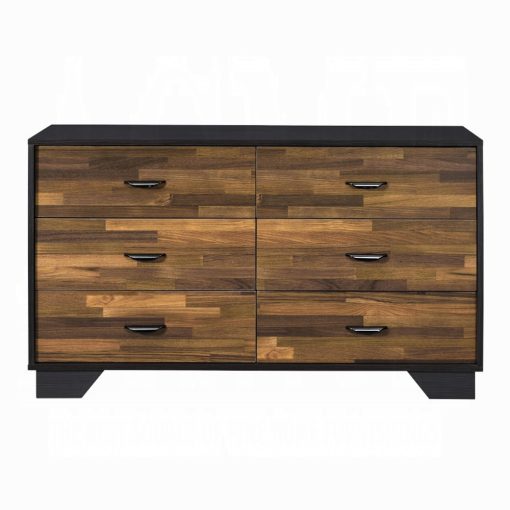 Acme Eos Walnut & Black Dresser - Image 3