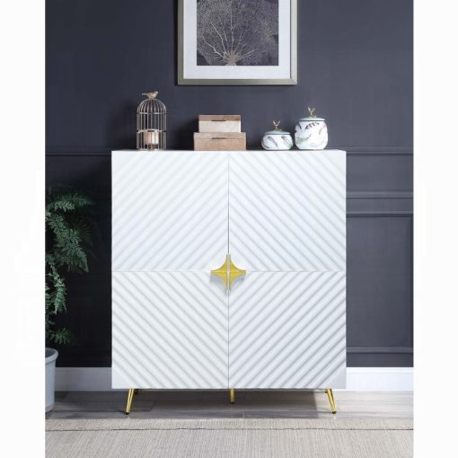 Acme Gaines High Gloss Cabinet