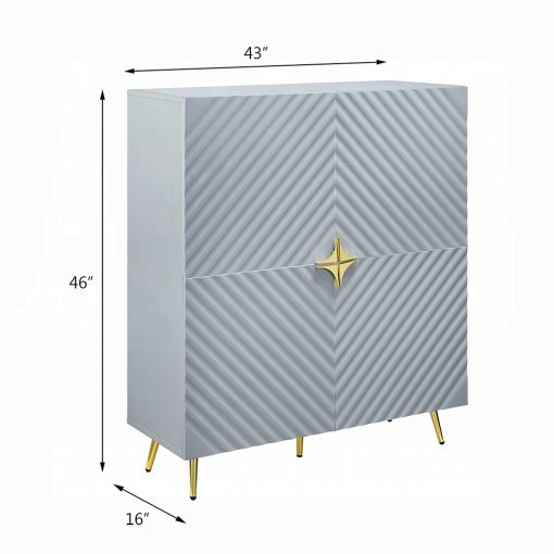 Acme Gaines High Gloss Cabinet - Image 11