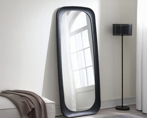 Acme Izusa Black Floor Mirror