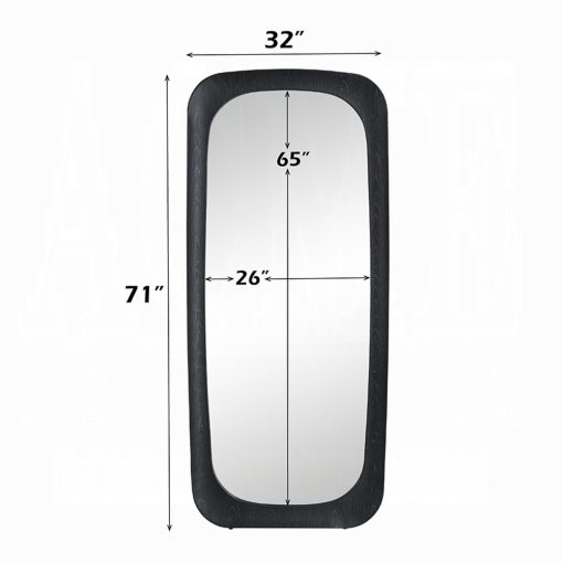 Acme Izusa Black Floor Mirror - Image 4