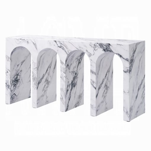 Acme Fritzy Engineered Stone Console Table - Image 2