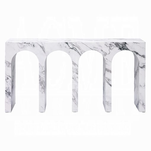 Acme Fritzy Engineered Stone Console Table - Image 3