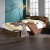 Acme Hestia Walnut Queen Bed with Storage