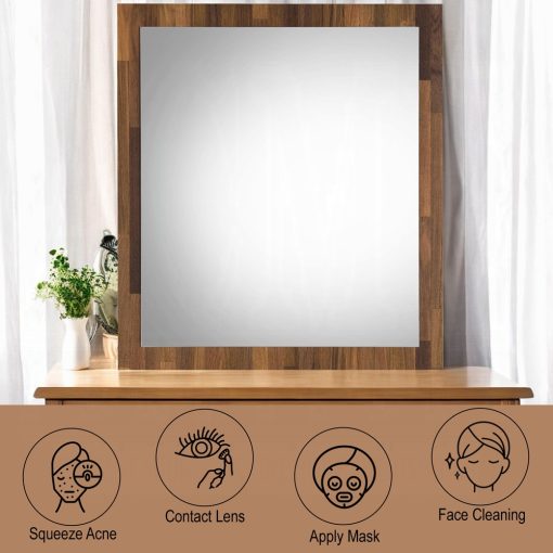 Acme Hestia Walnut Mirror - Image 5