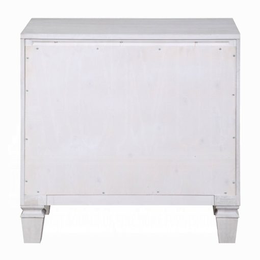 Acme Katia Rustic Gray & Weathered White Nightstand - Image 5