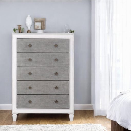 Acme Katia Rustic Gray & Weathered White Chest