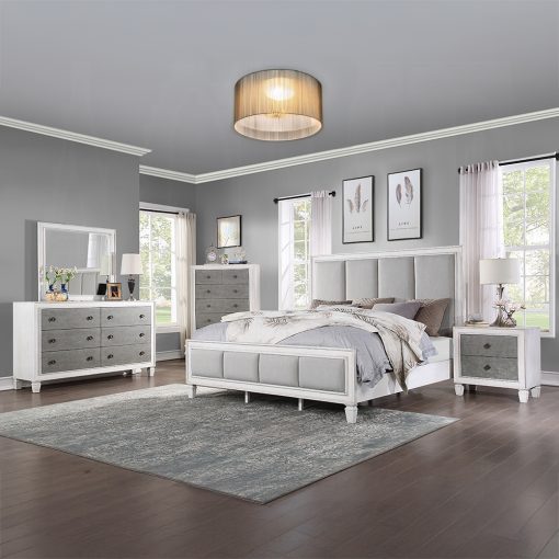 Acme Katia Rustic Gray & Weathered White Chest - Image 7