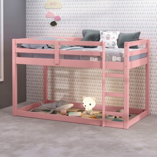Acme Gaston II Pink Twin Loft Bed