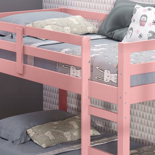 Acme Gaston II Pink Twin Loft Bed - Image 3