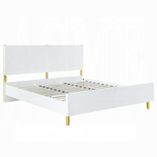Acme Gaines High Gloss Bed - Image 2