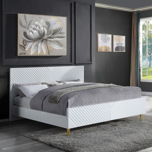 Acme Gaines High Gloss Bed