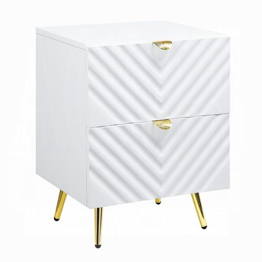 Acme Gaines High Gloss Nightstand - Image 2