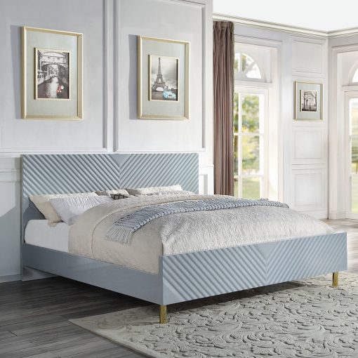 Acme Gaines High Gloss Bed - Image 7