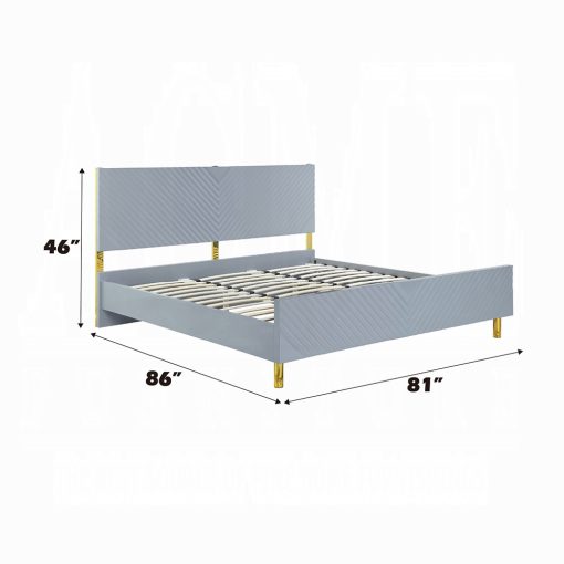 Acme Gaines High Gloss Bed - Image 12