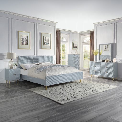 Acme Gaines High Gloss Bed - Image 13