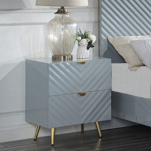 Acme Gaines High Gloss Nightstand - Image 8