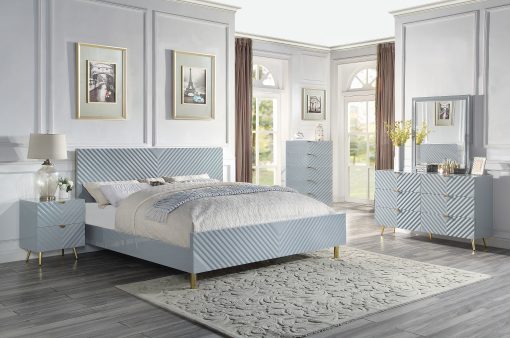 Acme Gaines High Gloss Nightstand - Image 13