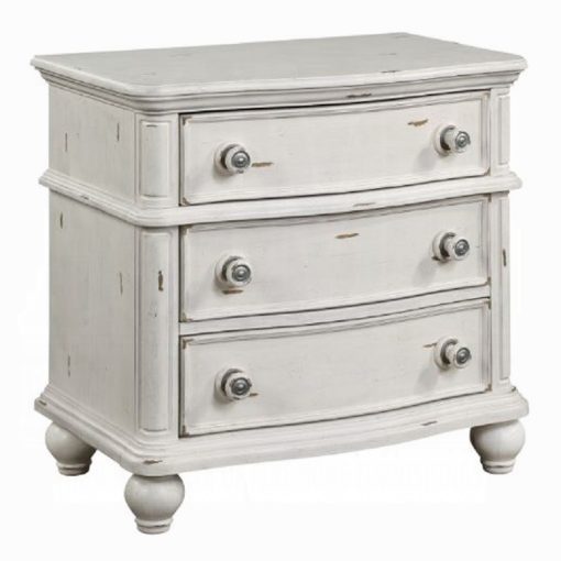Acme Jaqueline Antique White Nightstand - Image 2