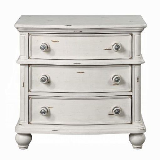 Acme Jaqueline Antique White Nightstand - Image 3