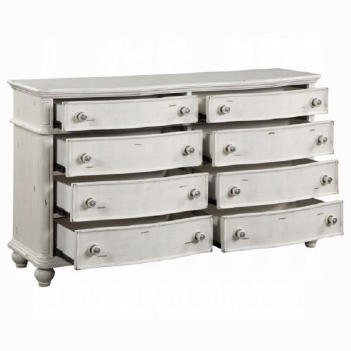 Acme Jaqueline Antique White Dresser - Image 4