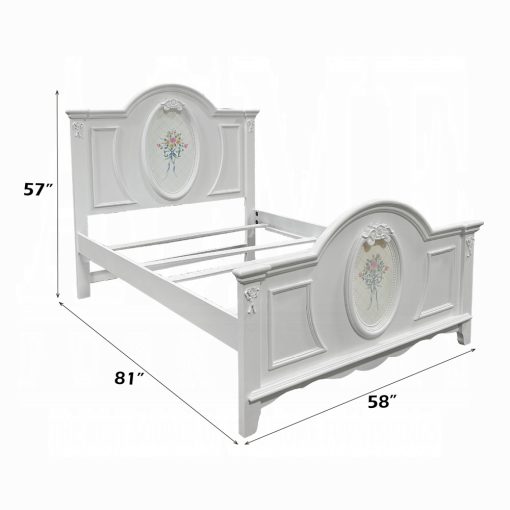 Acme Flora White Bed - Image 8