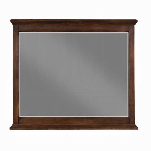 Acme Franklin Brushed Walnut 4Pcs Pack Bed Set - Image 11