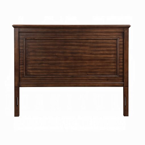 Acme Franklin Brushed Walnut 4Pcs Pack Bed Set - Image 3