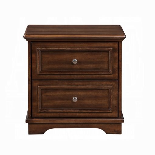 Acme Franklin Brushed Walnut 4Pcs Pack Bed Set - Image 7