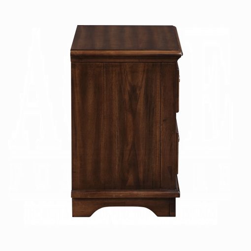 Acme Franklin Brushed Walnut 4Pcs Pack Bed Set - Image 8