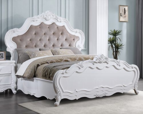 Acme Latisha White Bed