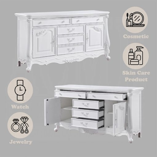 Acme Latisha White Dresser - Image 6