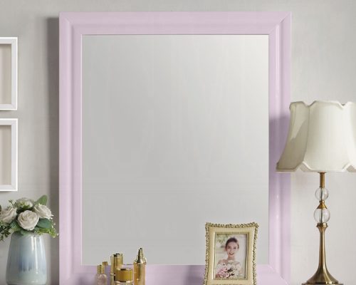 Acme Gaines Pink High Gloss Mirror
