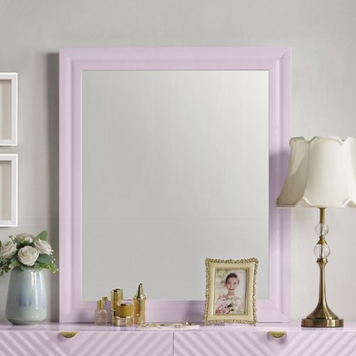 Acme Gaines Pink High Gloss Mirror