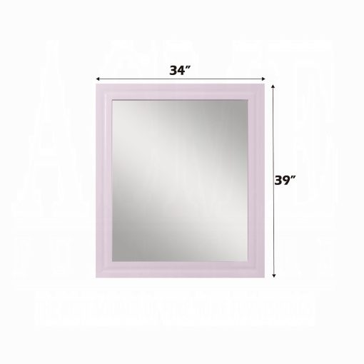 Acme Gaines Pink High Gloss Mirror - Image 6